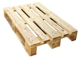 WOOD PALLET SIZE : W1000 x L1200 x T130 MM