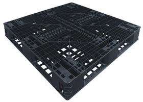 PALLET PLASTIC SIZE: 1100 x 1100 x 120 MM